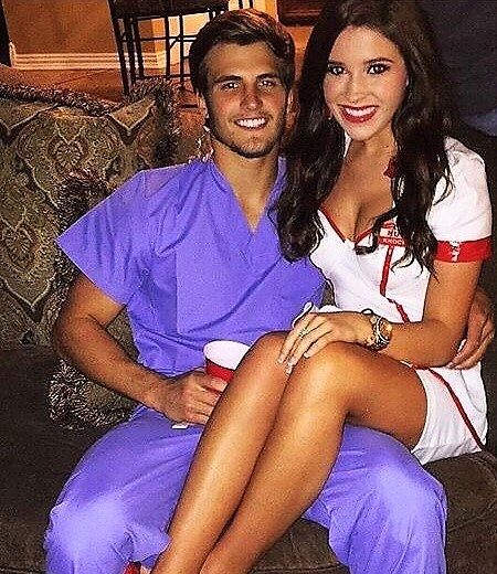 Sexy Couples Halloween Costume College Nurse and Doctor