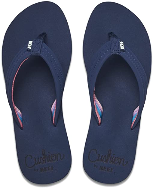 Navy Blue Flip Flops for Beach by Reef