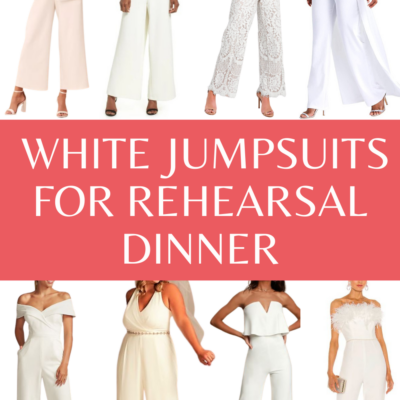 Best White Jumpsuits for Rehearsal Dinner