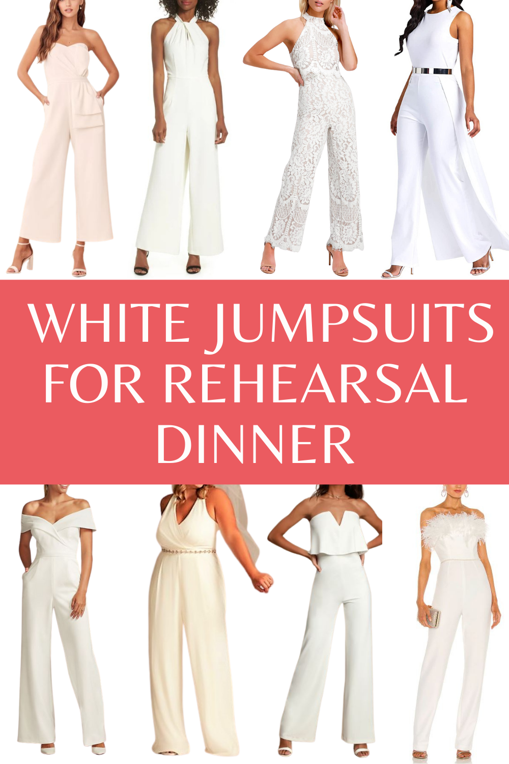27 Best White Jumpsuits for Rehearsal Dinner for 2022.