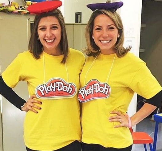 Cute Group Halloween Costumes for Teachers Play Doh