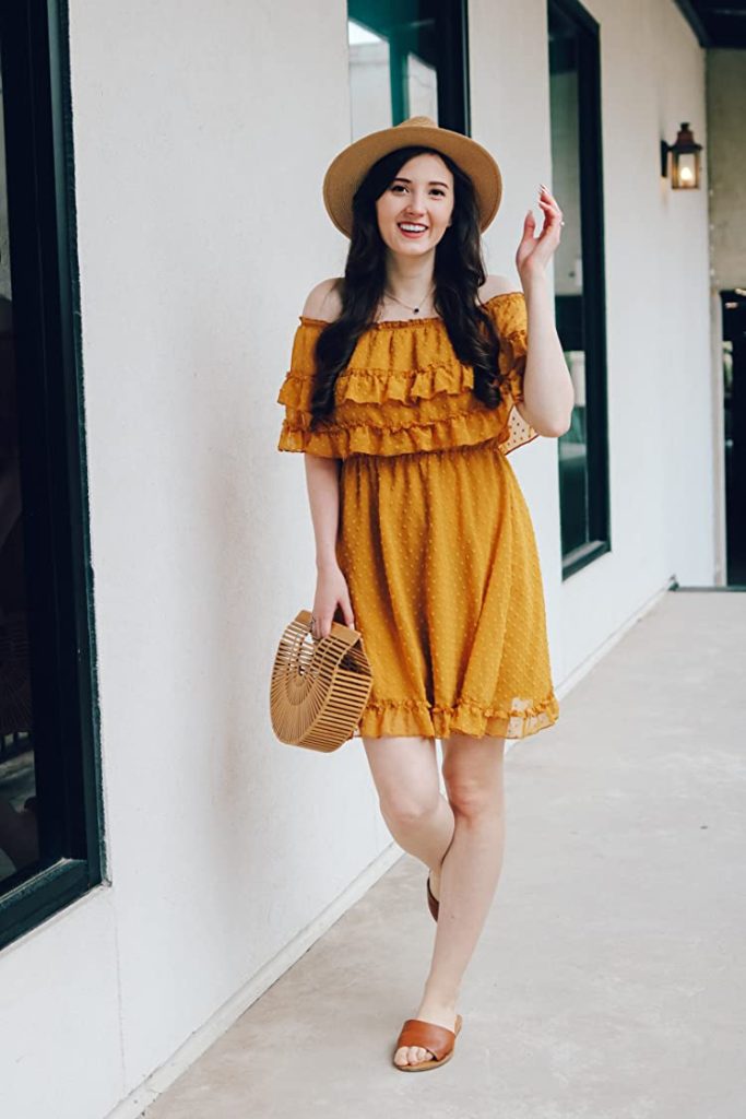 Cute Summer Vacation Outfit with Fedora Hat