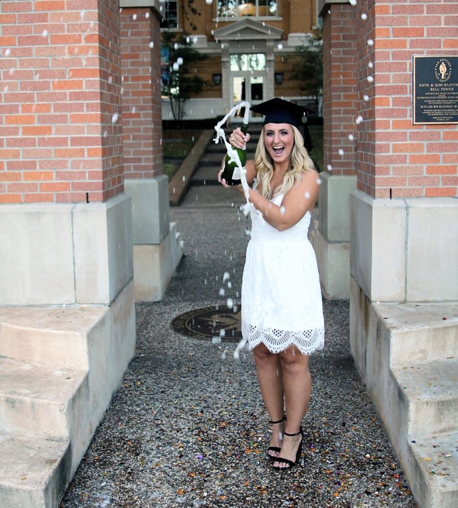 Cute White Graduation Dress Under $50 by AOOKSMERY
