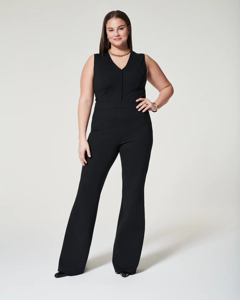 Dressy Black Jumpsuit Plus Size