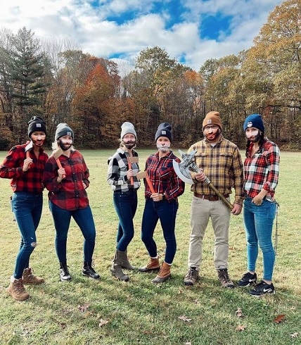 Easy Group Halloween Costumes for Teachers Lumberjacks