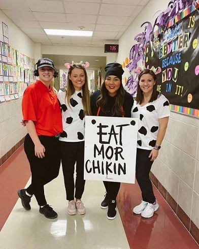 Group Halloween Costumes for Teachers Chick Fil A