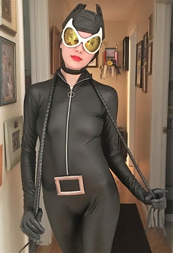 Catwoman Selina Kyle Costume with Goggles