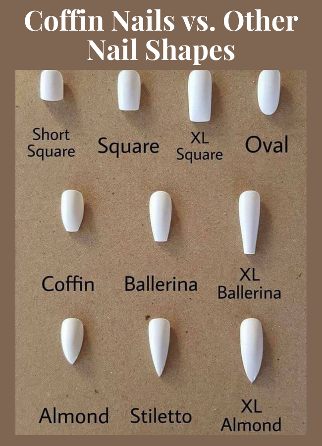 Coffin Nail Shape vs. Other Nail Shapes