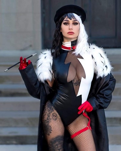 Cruella De Vil Sexy Costume for Adults