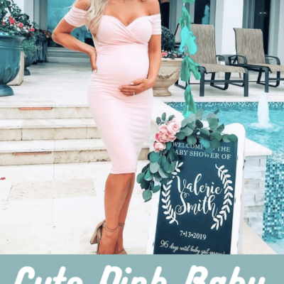 Cute Pink Baby Shower Dresses and Pink Maternity Dresses