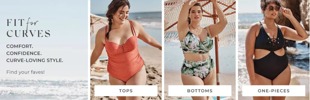 Lane Bryant for Cute Plus Size Swimsuits and Bathing Suits
