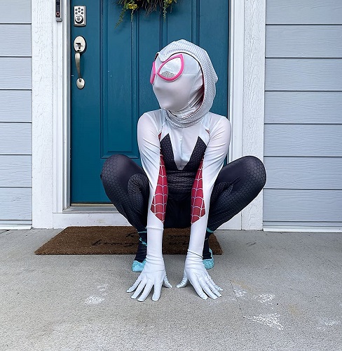 Spider Gwen Costume Gwen Stacy The Spider Verse Cosplay Costume