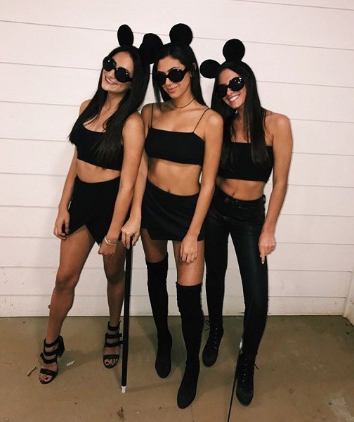 Hottest College Halloween Costume for Group of Girls 3 Blind Mice