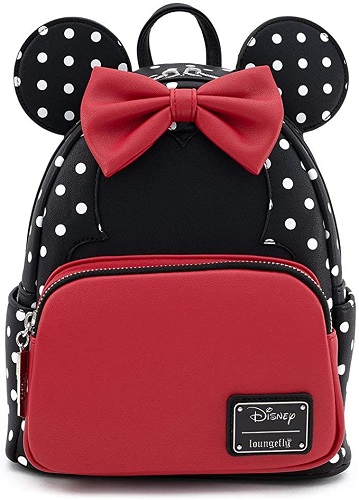 Disney Minnie Mouse Backpack with Polka Dots by Loungefly