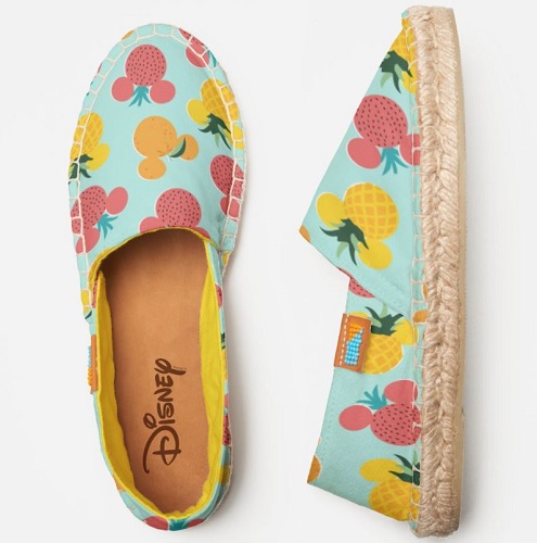 Mickey Mouse Shoes for Women with Pineapples and Strawberries