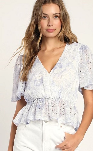 Cute 4th of July Blouse
