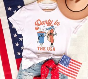 Cute 4th of July Shirt Party in the USA