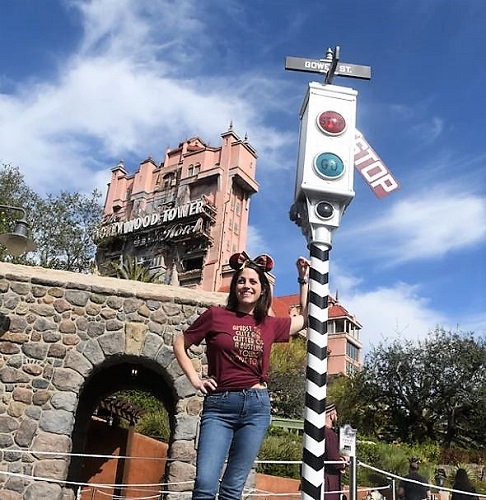 Cute Hollywood Studios Outfit with Tower of Terror T-Shirt