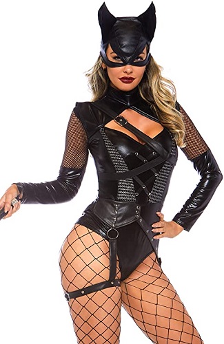 Sexy Catwoman Costume Bodysuit