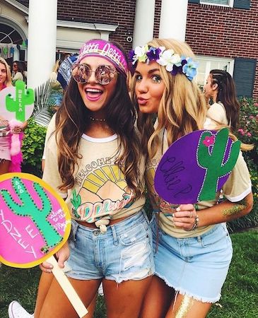 70s Bid Day Theme for Sororities