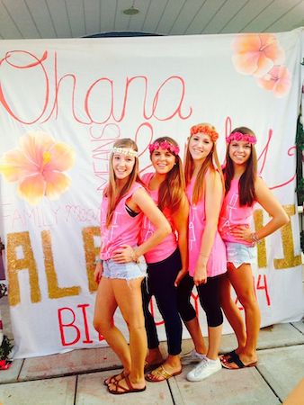 Ohana Means Family BId Day Theme