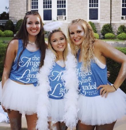 Sorority Bid Day Theme Heaven on Earth and Angels Have Landed