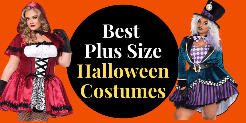 plus size Halloween costumes and plus size Halloween costume ideas for larger females from Very Easy Makeup on Amazon