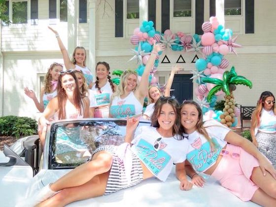 Sorority Bid Day Theme Beverly Hills