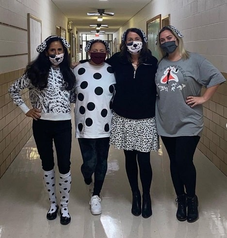 Easy Group Halloween Costumes for Teachers Dalmatians