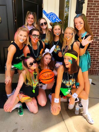 Space Jam Bid Day Theme for College
