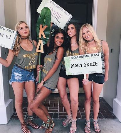 Sorority Bid Day Theme Welcome to the Jungle