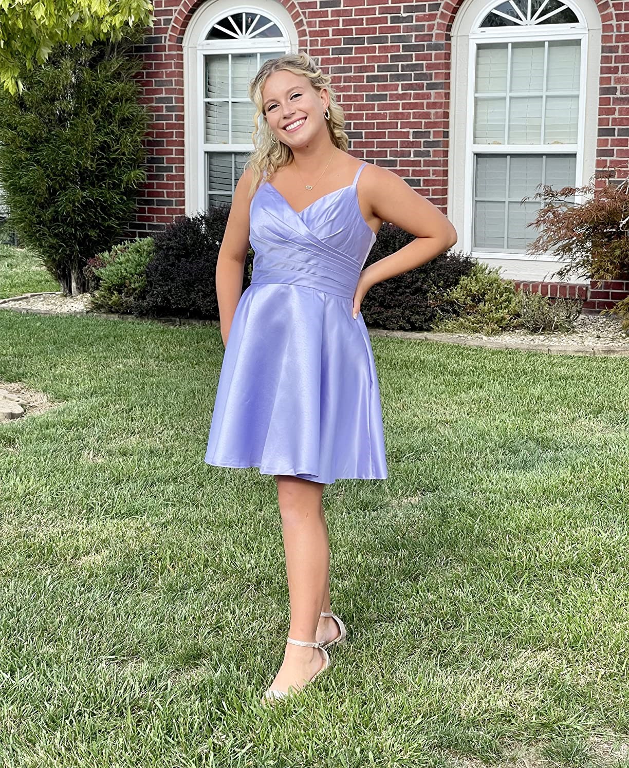 cute light purple hoco dress on Amazon