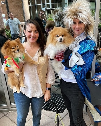 Creative Dog and Owner Costumes The Labyrinth