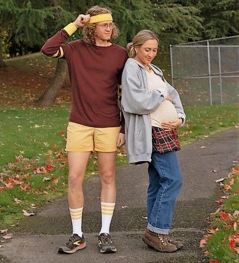 Funny Maternity Halloween Costume Juno and Bleeker