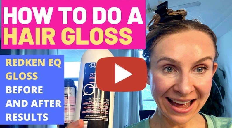 How to Do a Hair Gloss at Home YouTube