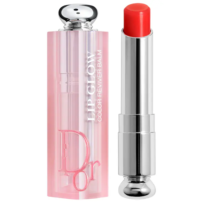 best lip balm for blondes + Dior Lip Glow in Cherry