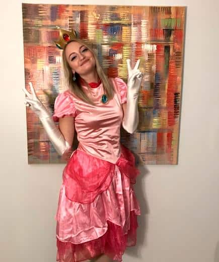 Halloween Costume for Blondes Princess Peach