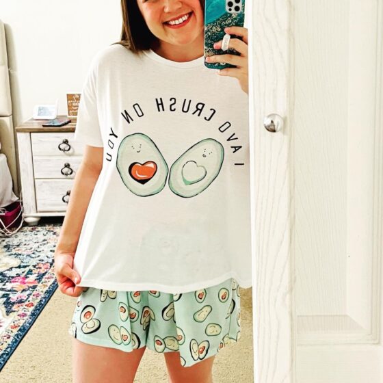 cute comfy pajamas on Amazon