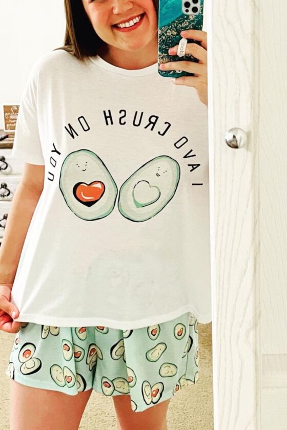 cute comfy pajamas on Amazon