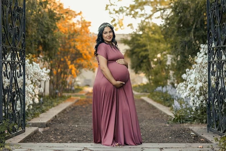 Fall Maternity Photoshoot Dress