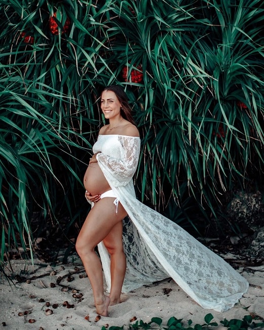 Boho Maternity Photoshoot Gown