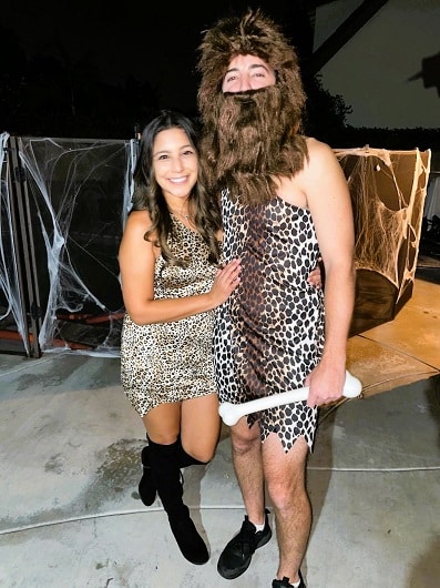 College Couples Halloween Costumes Cavemen