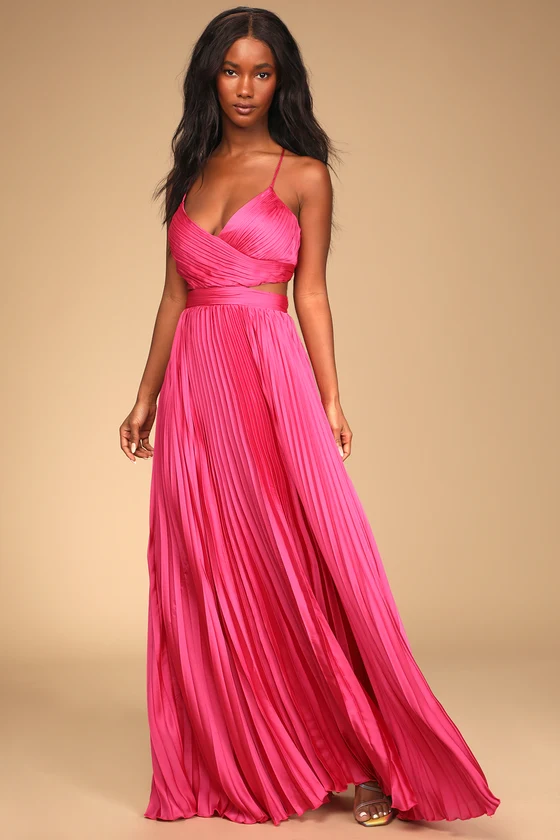 Mexico Wedding Guest Dress in Pink