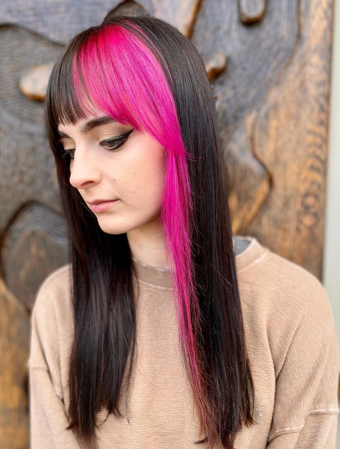 29 Black and Pink Hair Ideas and Pictures.