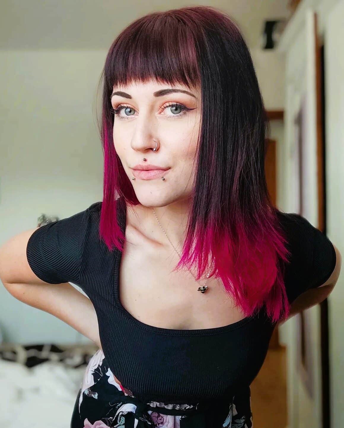 29 Black And Pink Hair Ideas And Pictures 29-black-and-pink-hair-ideas-and-pictures