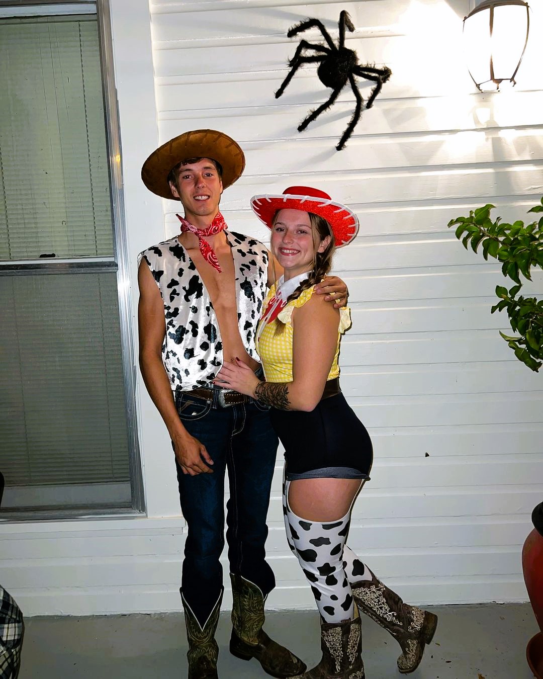 college couple Halloween costumes Jessie and Woody