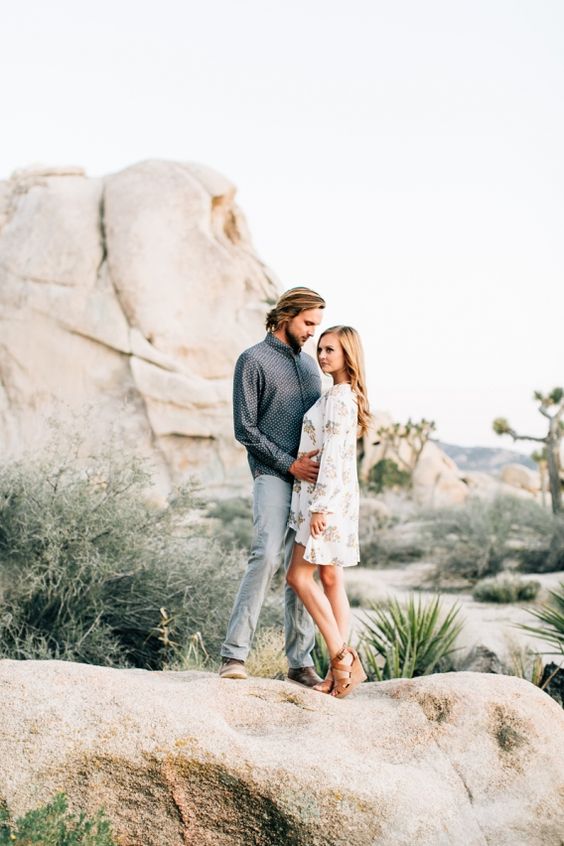 Desert Engagement Photos