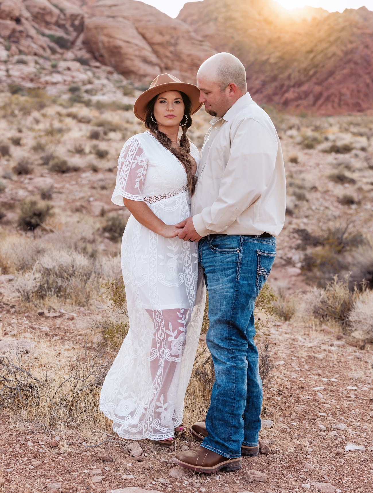 Desert Engagement Photos