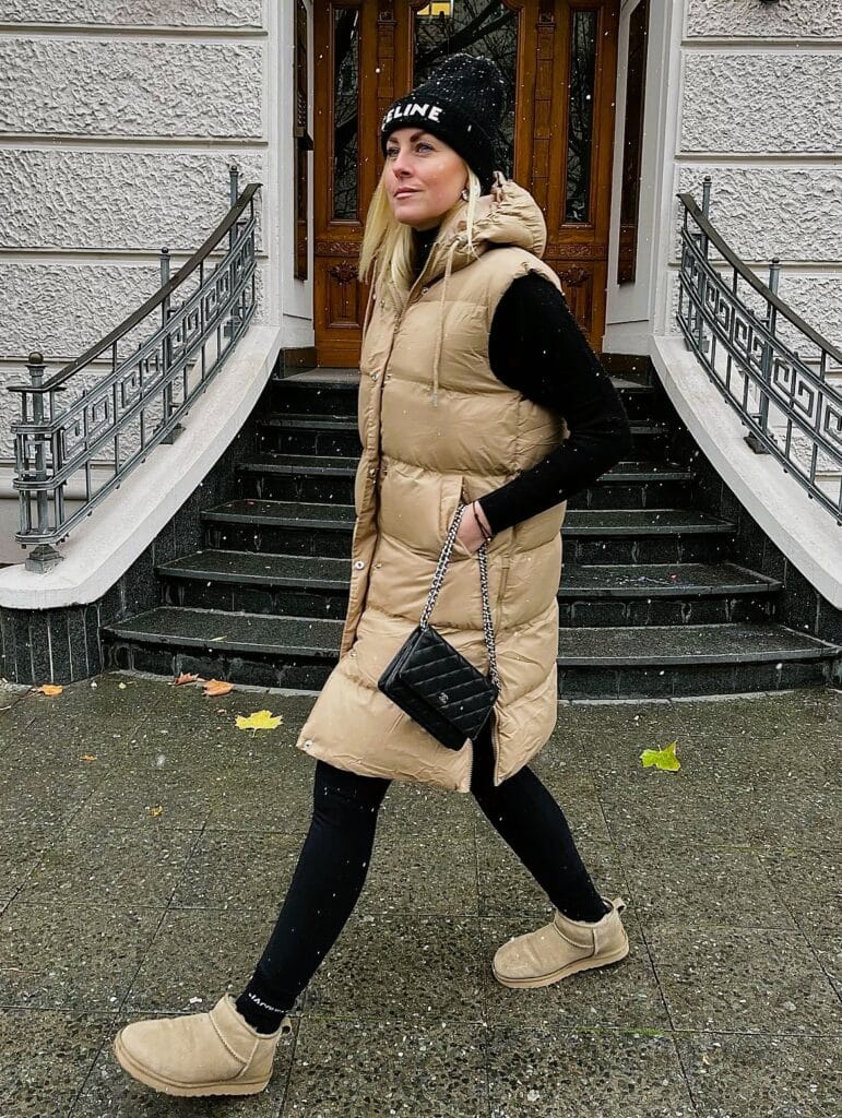 33 Cute Puffer Vest Outfits to Wear this Season.