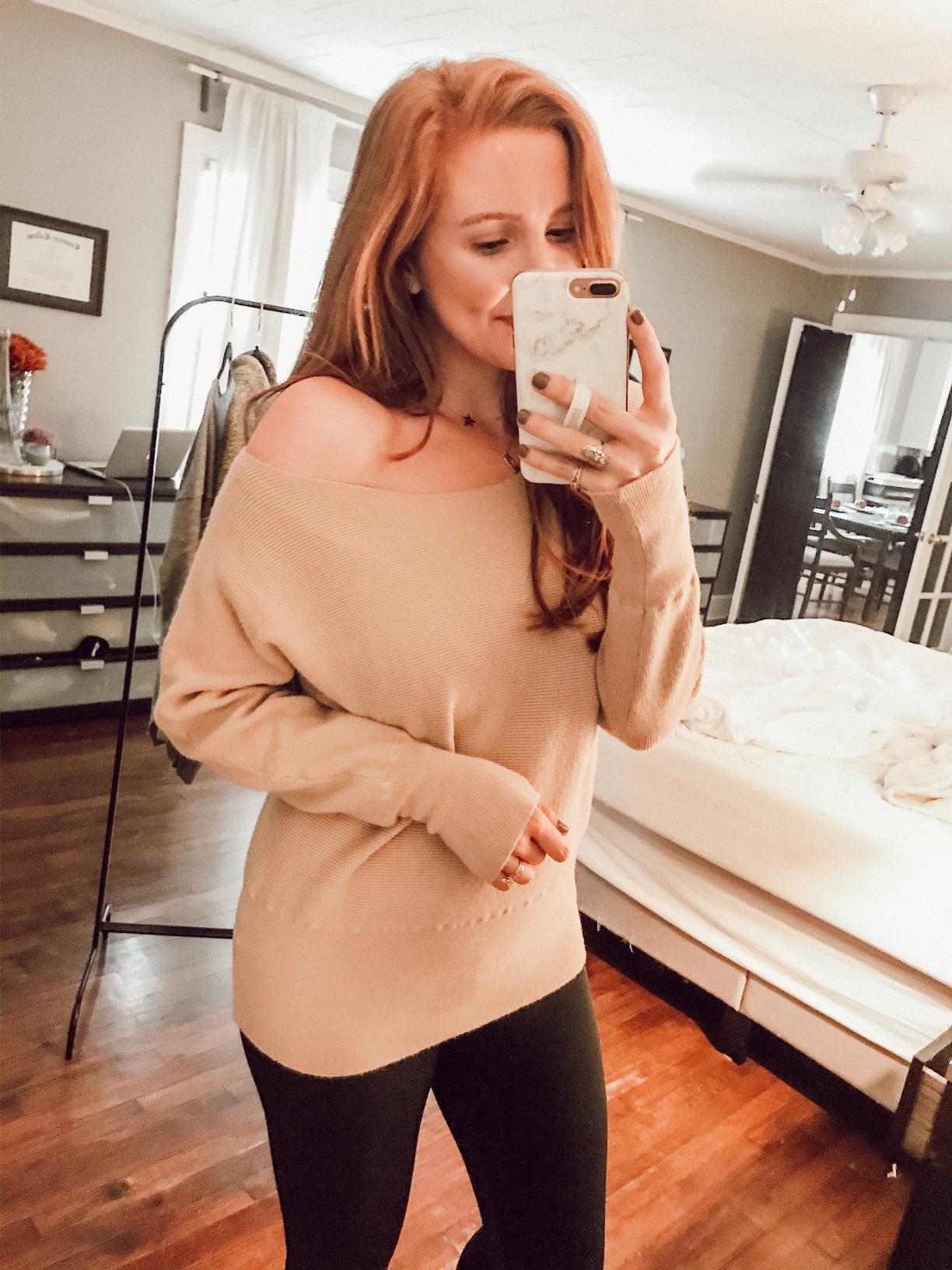 Thanksgiving Outfit with Sweater